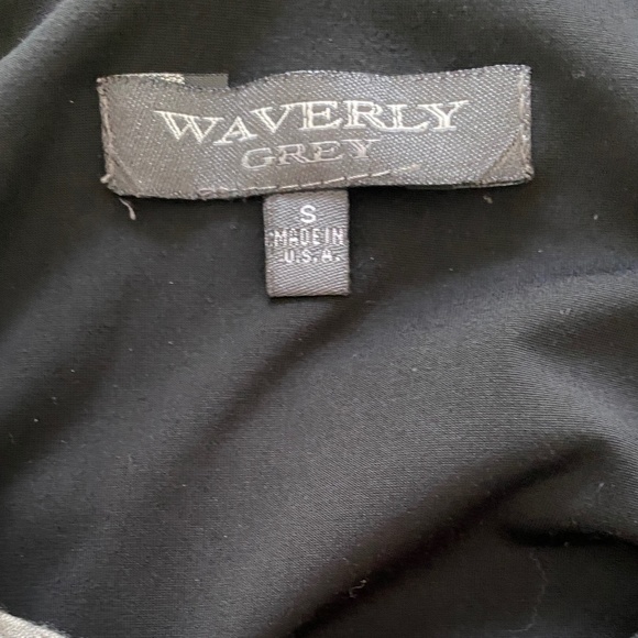 WAVERLY Grey Mini Party Dress - Picture 3 of 3